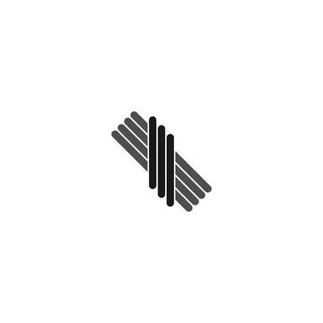 Rope icon logo design template illustration Illustrazione stock