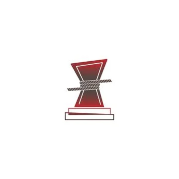 Rope icon logo design template illustration Stock Illustration
