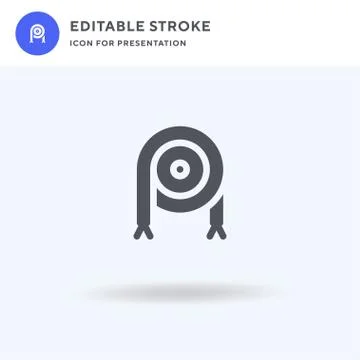 Rope icon vector, filled flat sign, solid pictogram isolated on white, logo Stock Illustration