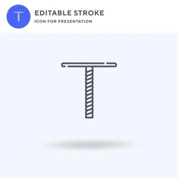 Rope icon vector, filled flat sign, solid pictogram isolated on white, logo Stock Illustration