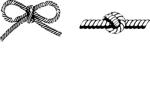 Rope icon on white background Stock Illustration