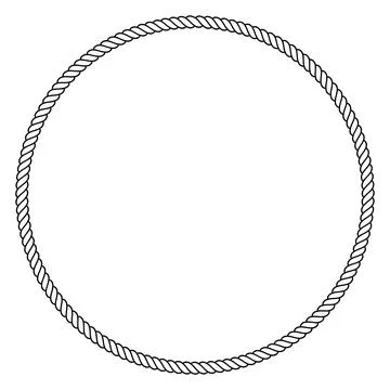 Rope icon with a white background. Stock Illustration