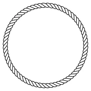 Rope icon with a white background. イラスト素材