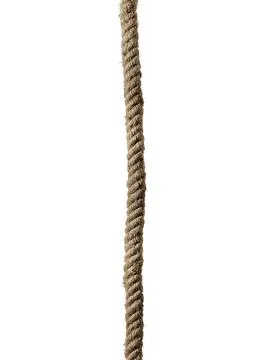 Rope isolated on white background closeup Stock Illustration