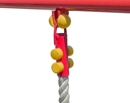 Rope isolated on white background Stock Photos