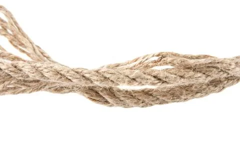 Rope isolated on white background Stock-Fotos