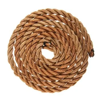 Rope isolated on white background Stock Photos