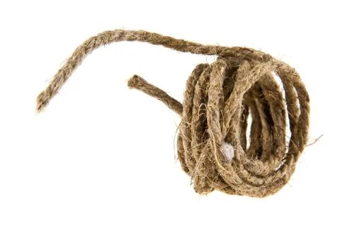 Rope isolated on white background Stock Photos