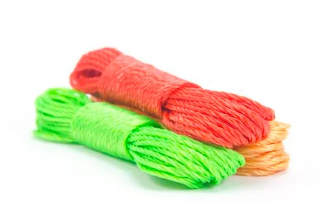 Rope isolated on white background Foto stock