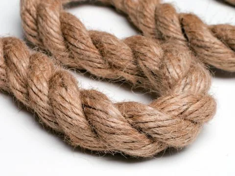 Rope isolated on white Stock Photos