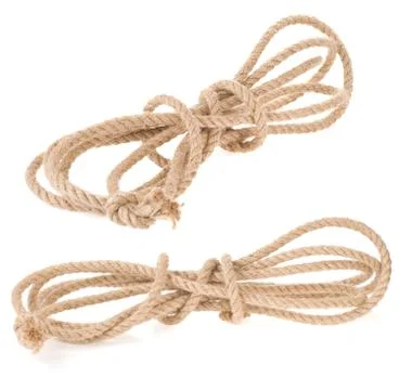 Rope isolated on white Stock Photos
