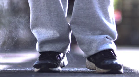 ROPE JUMPING IN SLOW MOTION Stock Footage 25272805