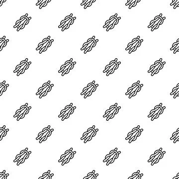 Rope knot pattern for nautical and marine design Stock Illustration