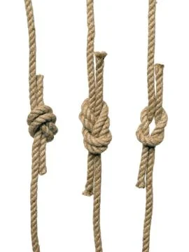 Rope knots. Stock Photos