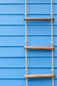 Rope ladder Foto stock