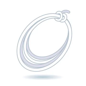 Rope linear icon Stock Illustration