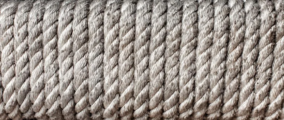 Rope on the mast. Stock Photos
