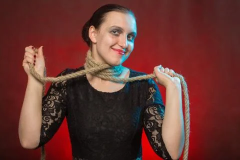 Rope on neck Photos