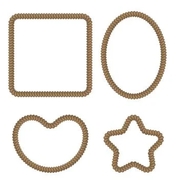 Rope object 01 bf Stock Illustration