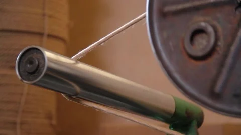 Rope Production Machine Stock Footage 137771480