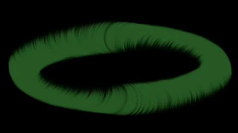 Rope ring,swirl round space background,fiber caves snare trap holes energy. Stock Footage 913084