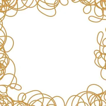 Rope Seamless Pattern on White Backround Illustrazione stock