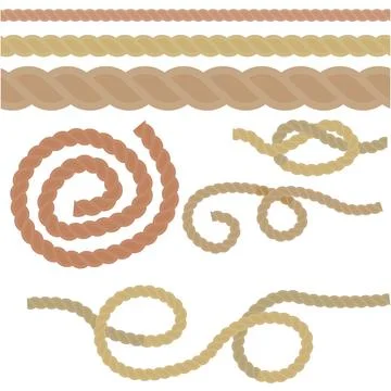 Rope Set Stock Illustration