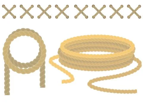 Rope set Stock Illustration