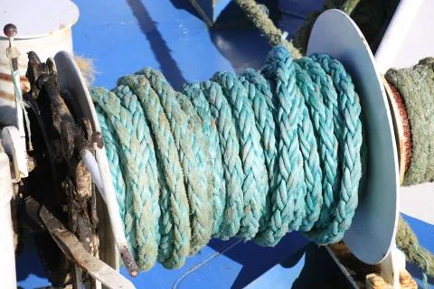 Rope for ship Stock Photos