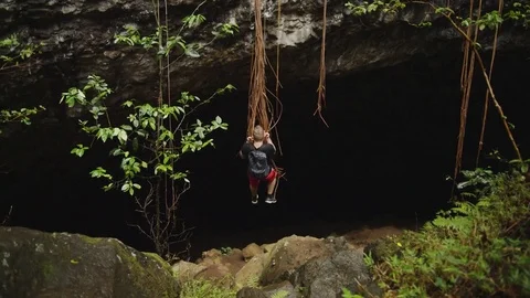 Rope Swing Stock Footage 75256517