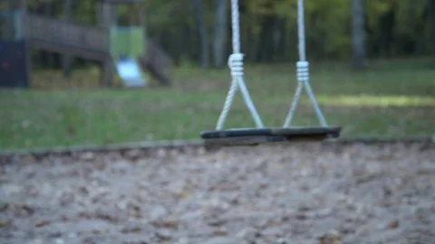 Rope swing in the park Stock-Footage 82679022