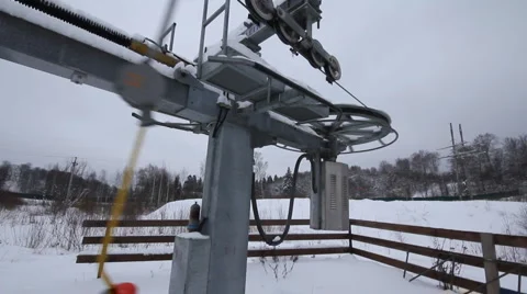 Rope tow Stock Footage 1060428