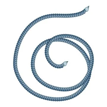 Rope vector bight Stock Illustration