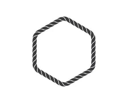 Rope vector icon illustration design Stockillustratie