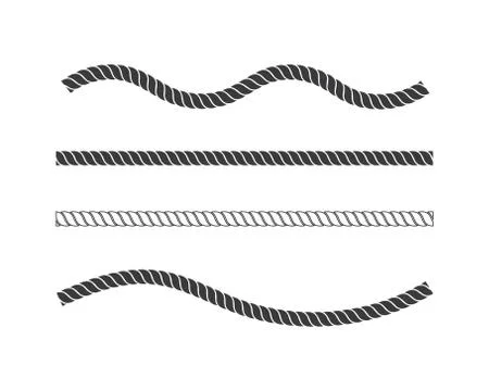 Rope vector icon illustration design Stockillustratie