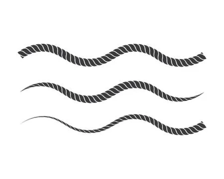 Rope vector icon illustration design Illustrazione stock