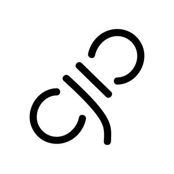 Rope Vector Icon, Outline style icon, from Adventure icons collection Illustrazione stock