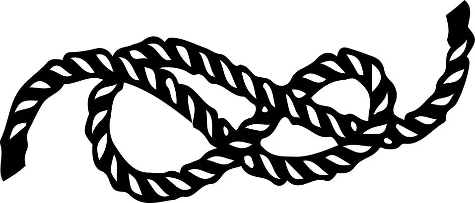 Rope vector illustration isolated on background Illustrazione stock