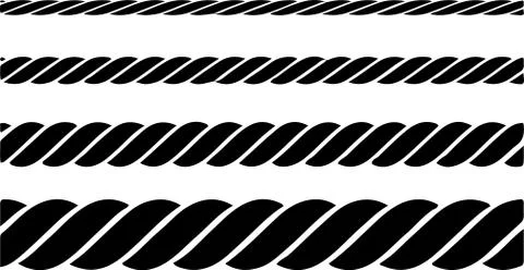 Rope vector illustration isolated on background Stock Illustration