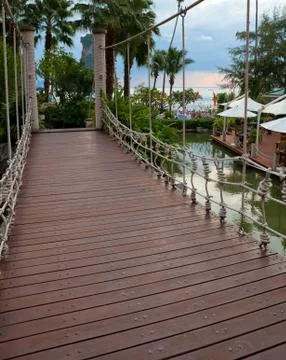 Rope walkway Stock Photos