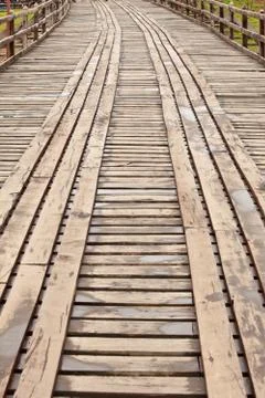 Rope walkway through Stock Photos