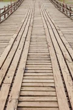 Rope walkway through Stock Photos