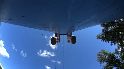 Rope way trolley Stock Footage 65208068