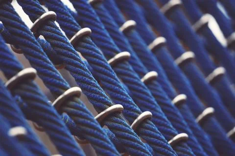 Rope web texture pattern Stock Photos