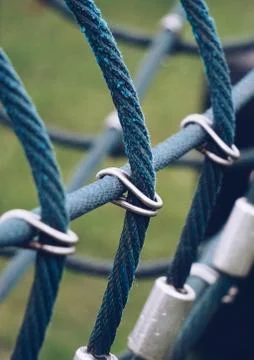 Rope web texture pattern Foto stock