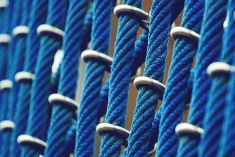 Rope web texture pattern Stock Photos