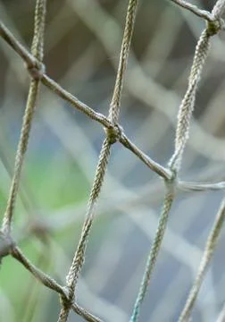 Rope web texture pattern Foto stock