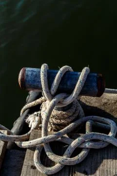 Rope wharf Stock Photos