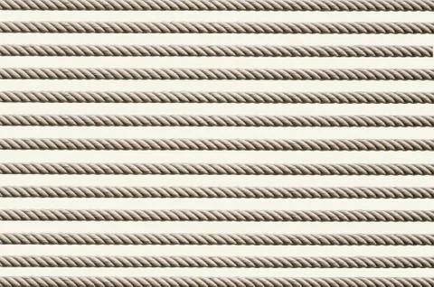 Rope on white background Stock Photos