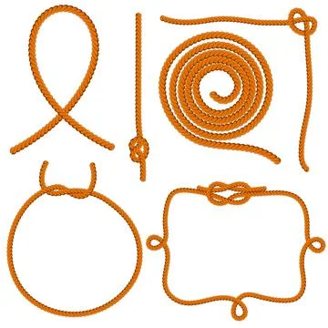 Ropes and Knots Stock Illustration